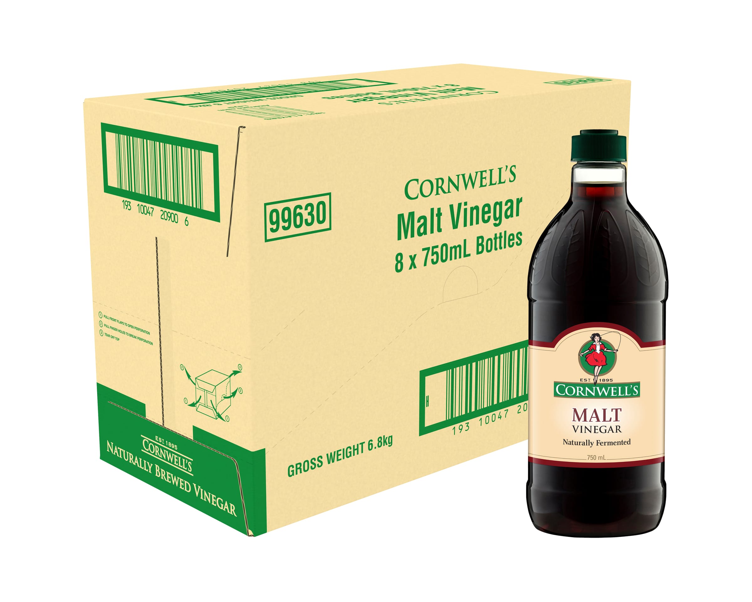 Cornwells Malt Vinegar 8 x 750ml