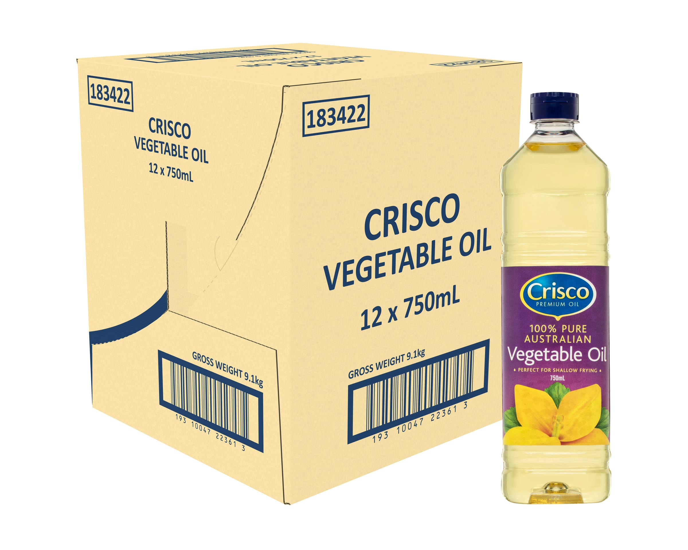 Crisco Vegetable Oil 12 x 750ml